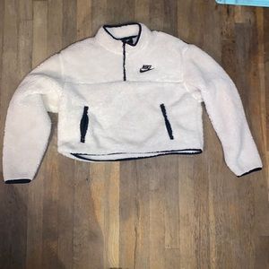 Nike sportswear sherpa fleece jacket